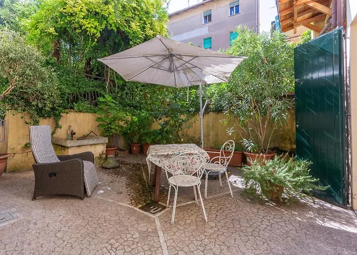 Guesthost - Pleasant With Garden Appartement *